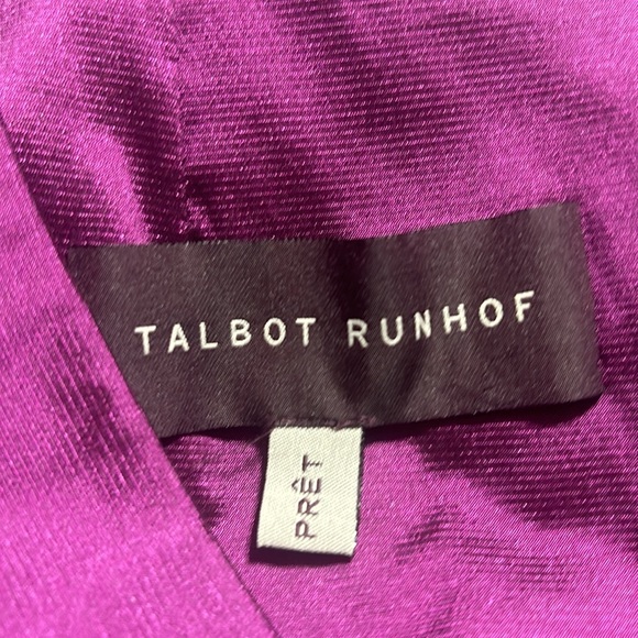 Talbot Runhof purple cocktail dress - Picture 7 of 8